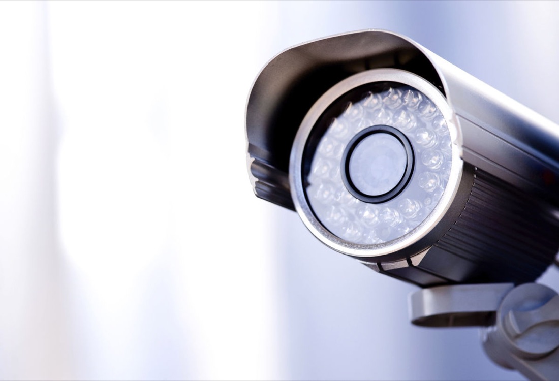 CCTV camera close up