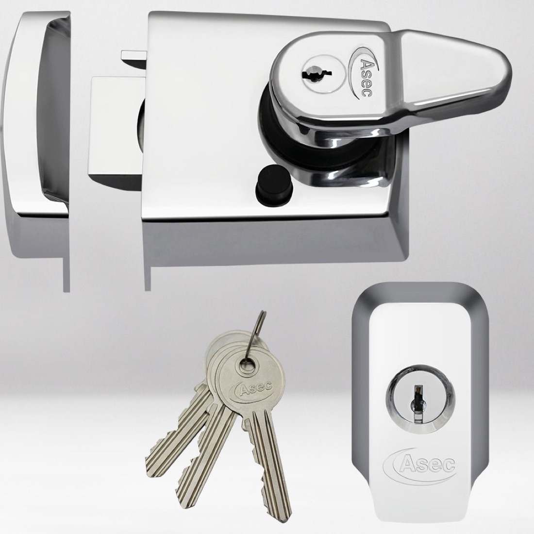 Nightlatch with keys